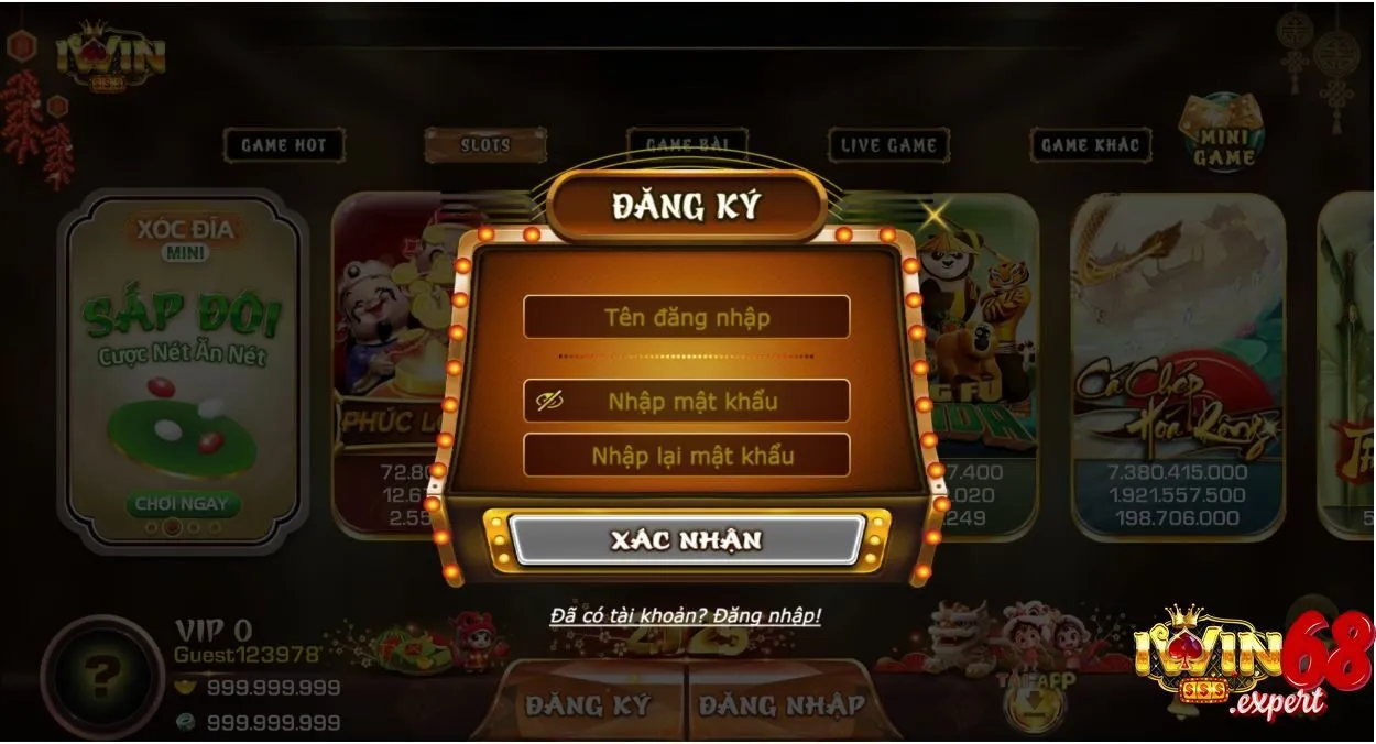 Điều khoản cụ thể đối với người chơi tại Iwin68